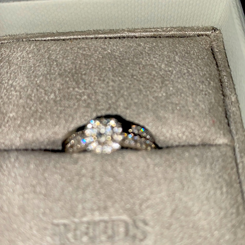 Wedding ring and band